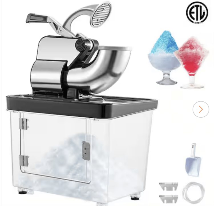 SNOW CONE MACHINE (65 SERVICES)