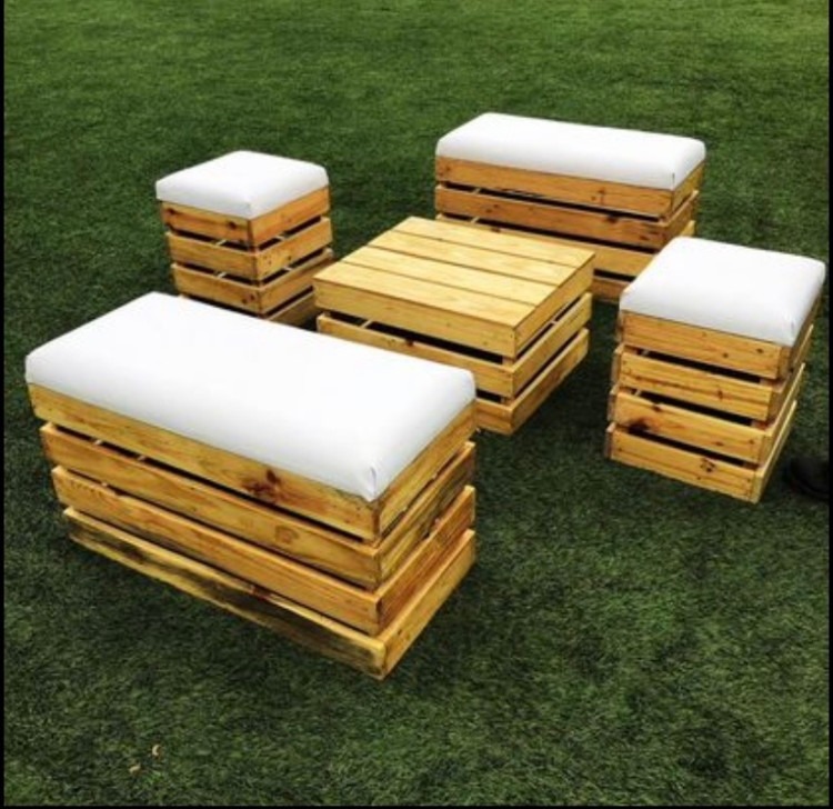 RUSTIC LOUNGE SET